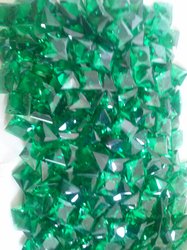 Manufacturers Exporters and Wholesale Suppliers of Square Synthetic Emerald Jaipur Rajasthan